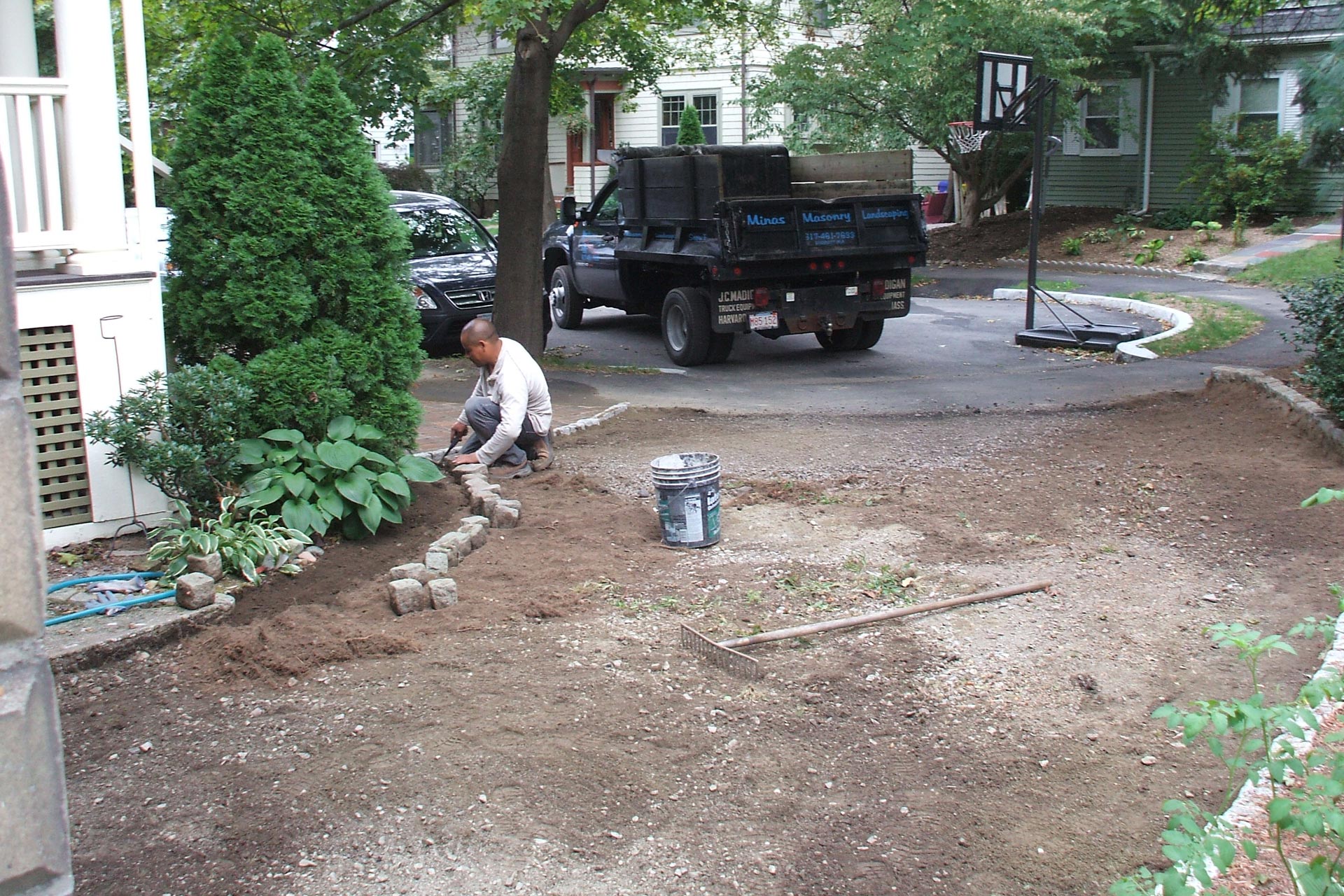 Minas Masonry Landscape Landscape Design Melrose, MA, Patios, Brick